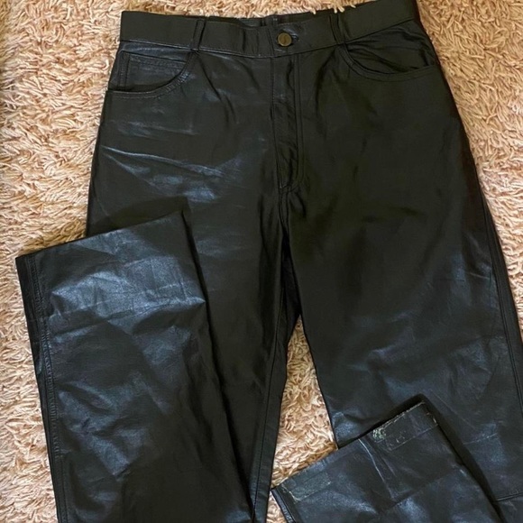 J. PARK Collection Genuine Leather Pants ☆ - Picture 4 of 4